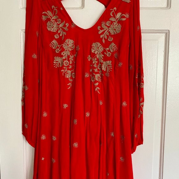 Free People | Sweet Tennessee Embroidered Mini Dre - Picture 5 of 6